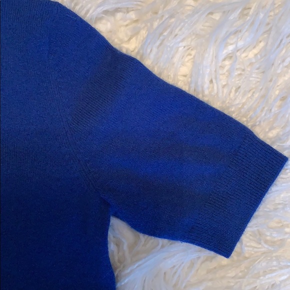 Ann Taylor royal blue cashmere sweater excellent - Picture 4 of 9